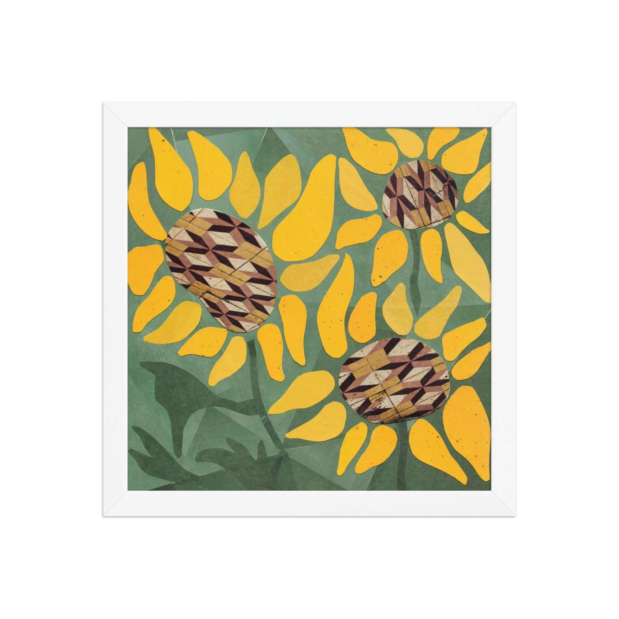 more the merrlier - Wholesale Art Print - Sunflower Collage Art Print8