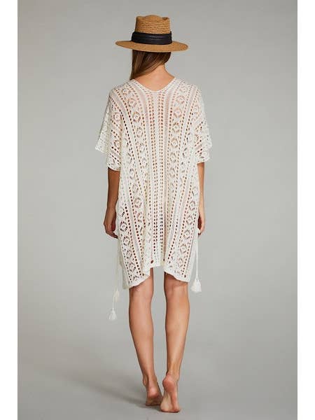 Miss Sparkling - Wholesale Swim Cover Up - Women's - Crochet Swim Cover-Up