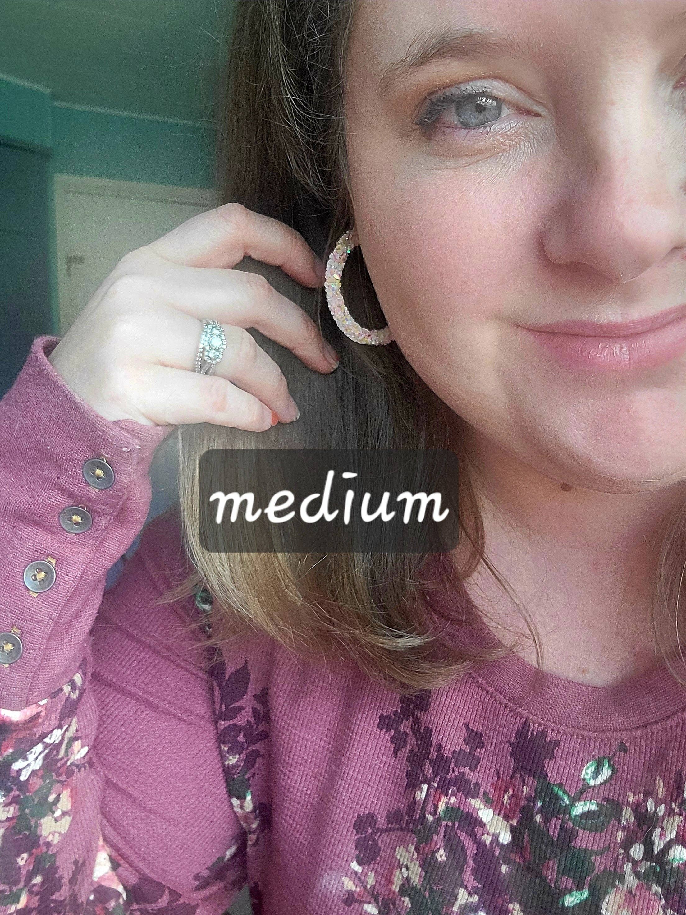 JEMdesigns - Wholesale Dangle Earrings - Blue and Gold Glitter Earrings5