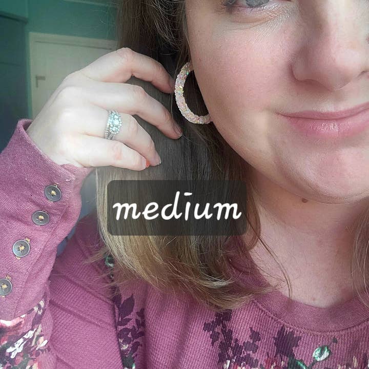 JEMdesigns - Wholesale Dangle Earrings - Blue and Gold Glitter Earrings5