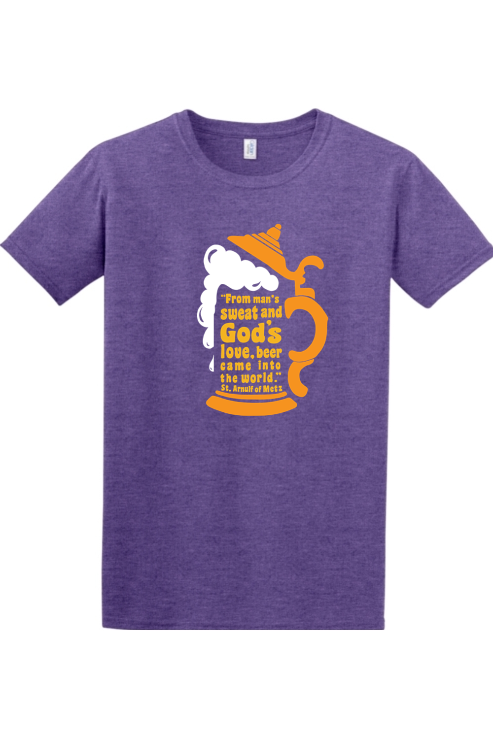 Sock Religious - Wholesale Screen Printed T-Shirt - Unisex - Beer Stein Quote - Adult T-shirt4