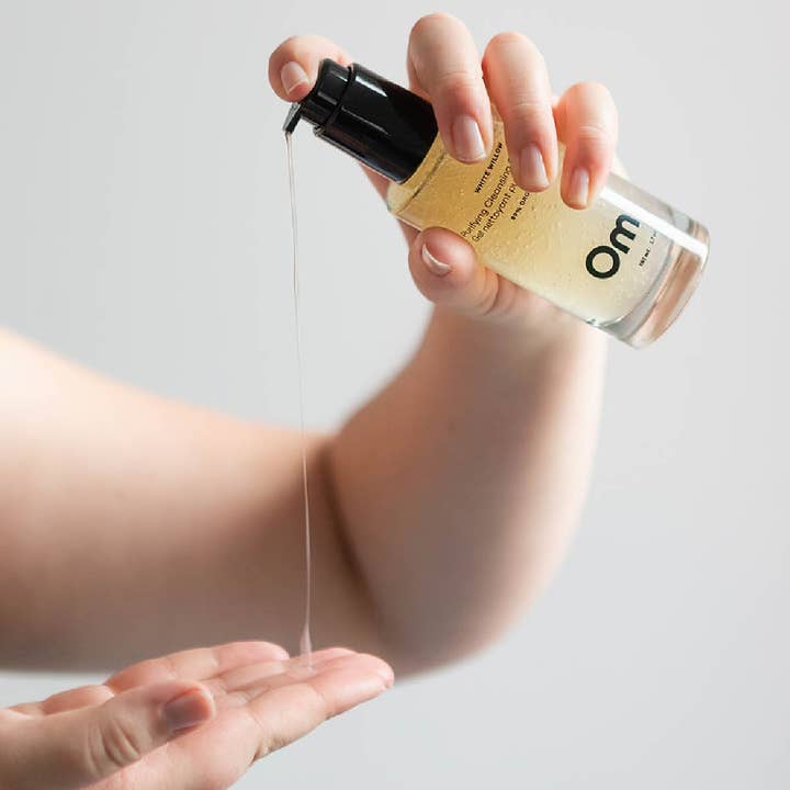 Om Organics Skincare - Wholesale Facial Cleanser - White Willow Purifying Cleansing Gel