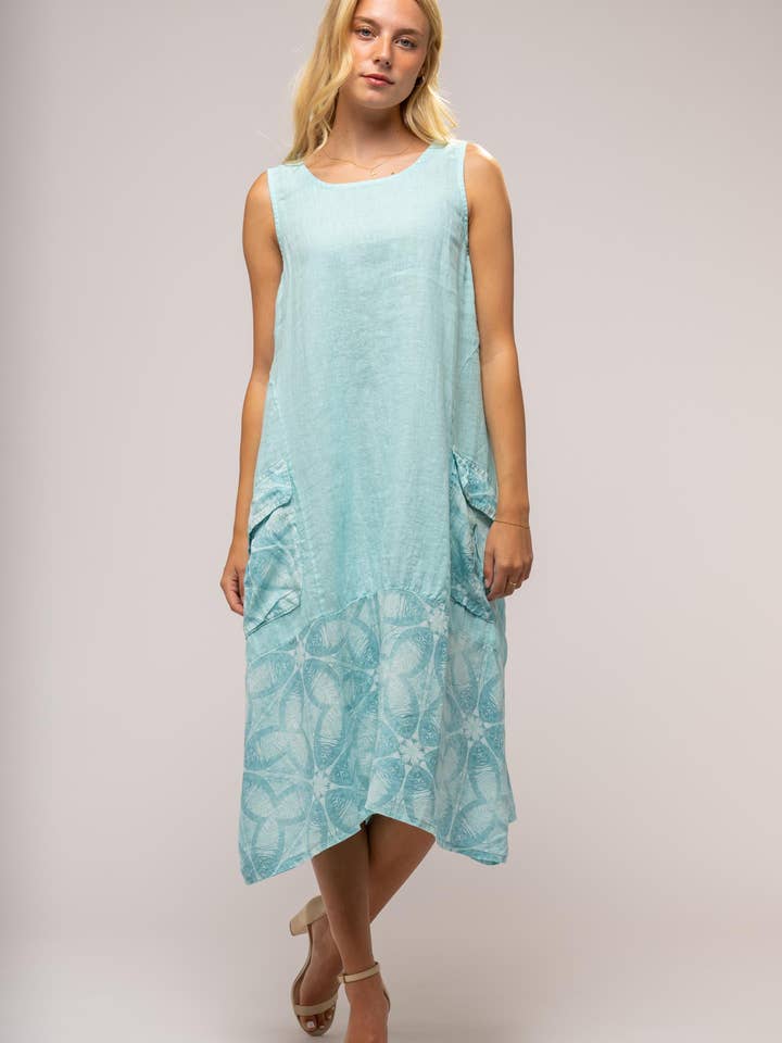 Fransk linneklänning för wholesale av LINEN LUV