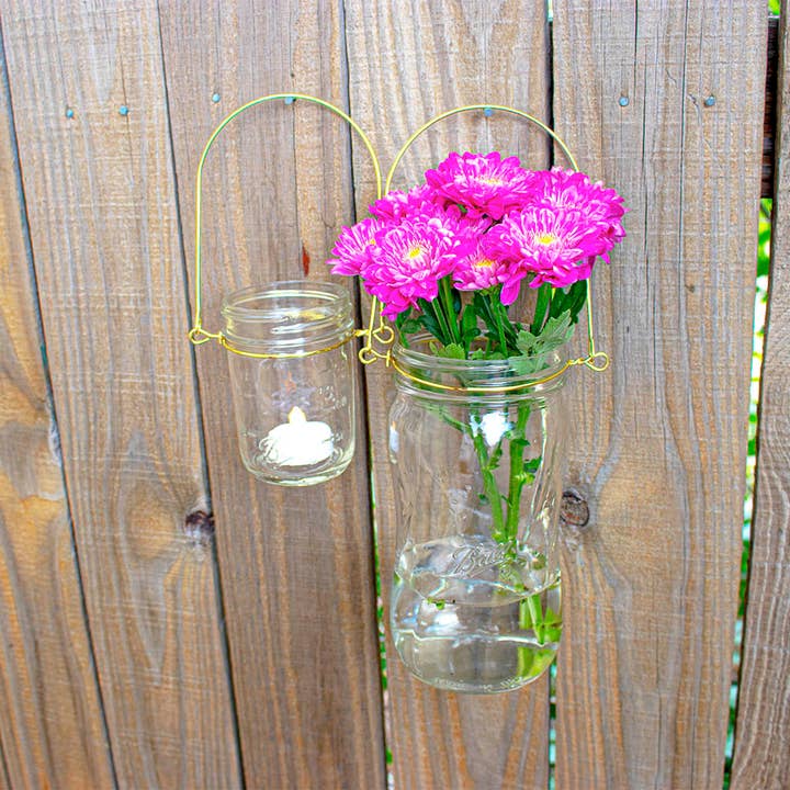Mason Jar Lifestyle - Wholesale Jar - Gold Wire Handles for Mason Jars 6 Pack3