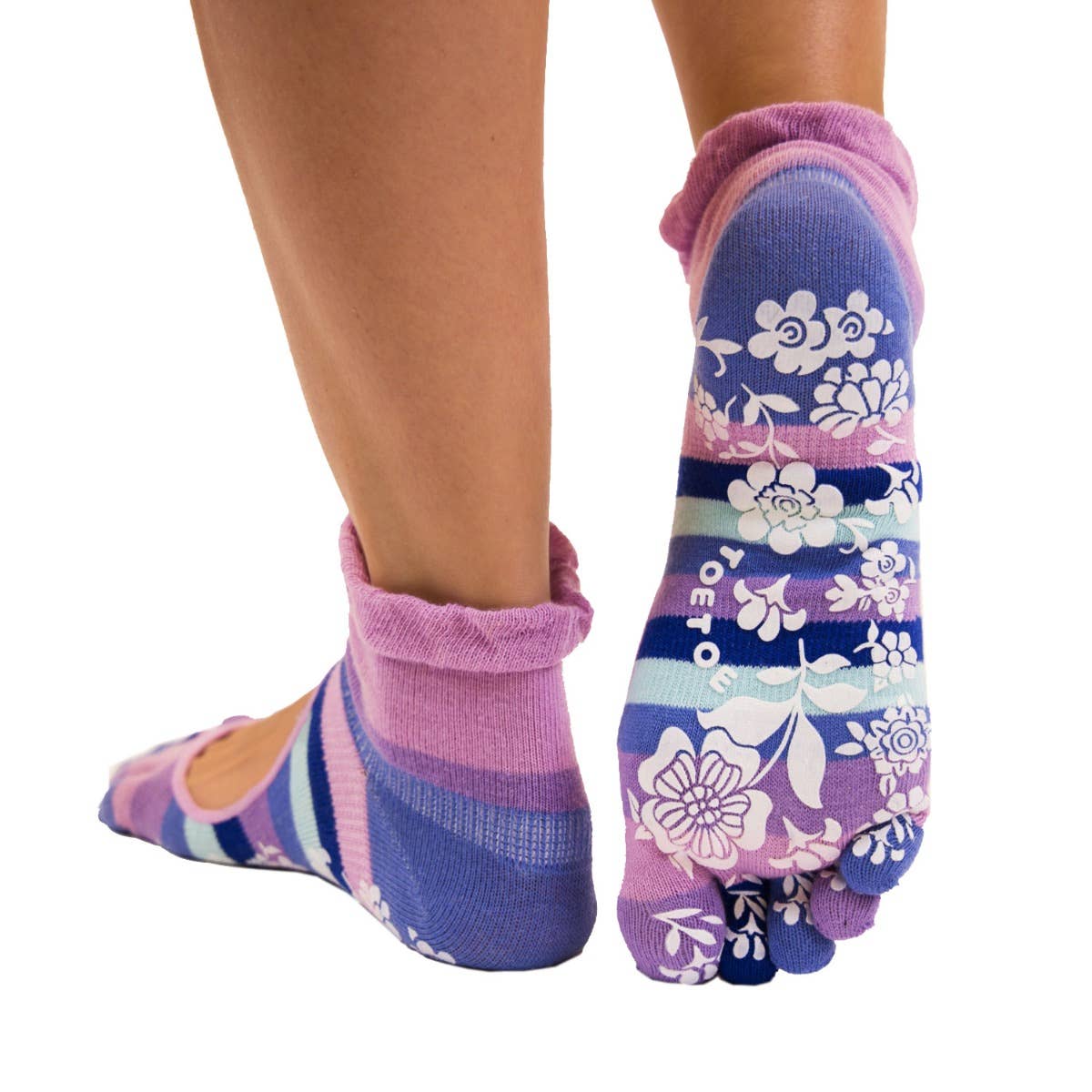 TOETOE - Wholesale Socks - Unisex - Yoga&Pilates - Anti-Slip Serene Ankle - Toe Socks14