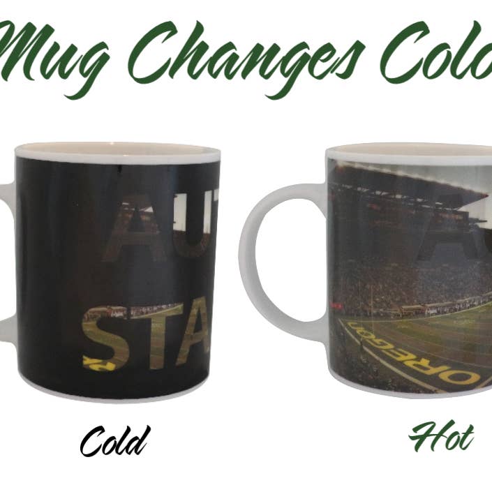 Autzen Stadium Farbwechsel-Kaffeetasse für den Großhandel von Sunkiss