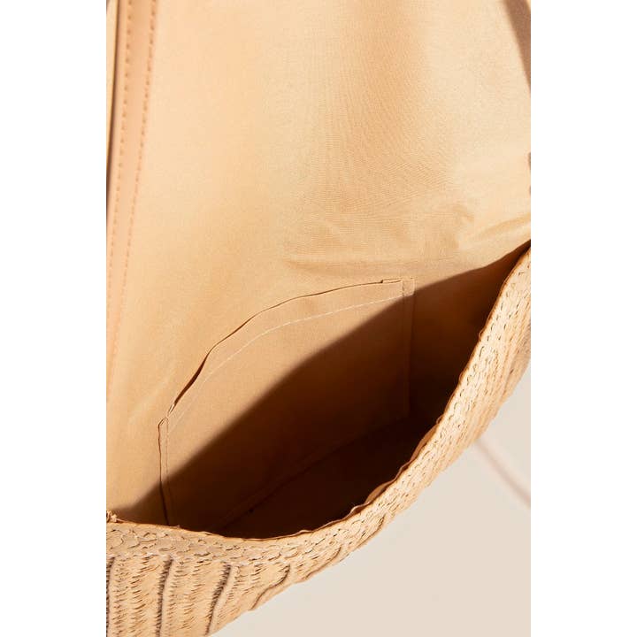 Anarchy Street – wholesale Clutch bag – women's – Intricate Paper Weave Envelope Clutch Bag