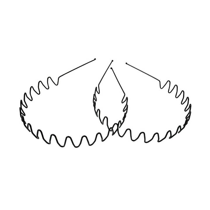 Metal Hair Bands, Elastic ZigZap Headbands for wholesale by ZKY Wholesale