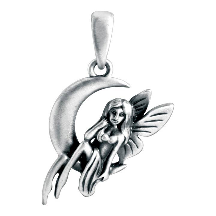 Luna Fairy Pewter Pendant for wholesale by Pacific Trading