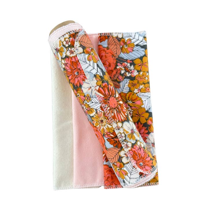 Herbruikbare Niet-papieren Handdoeken - Herfstbloemen voor wholesale door Naptime Maker Co.