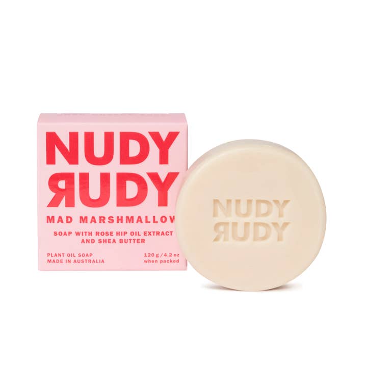 Nudy Rudy Bar Soap 4.2oz - Mad Marshmallow for wholesale by Nudy Rudy