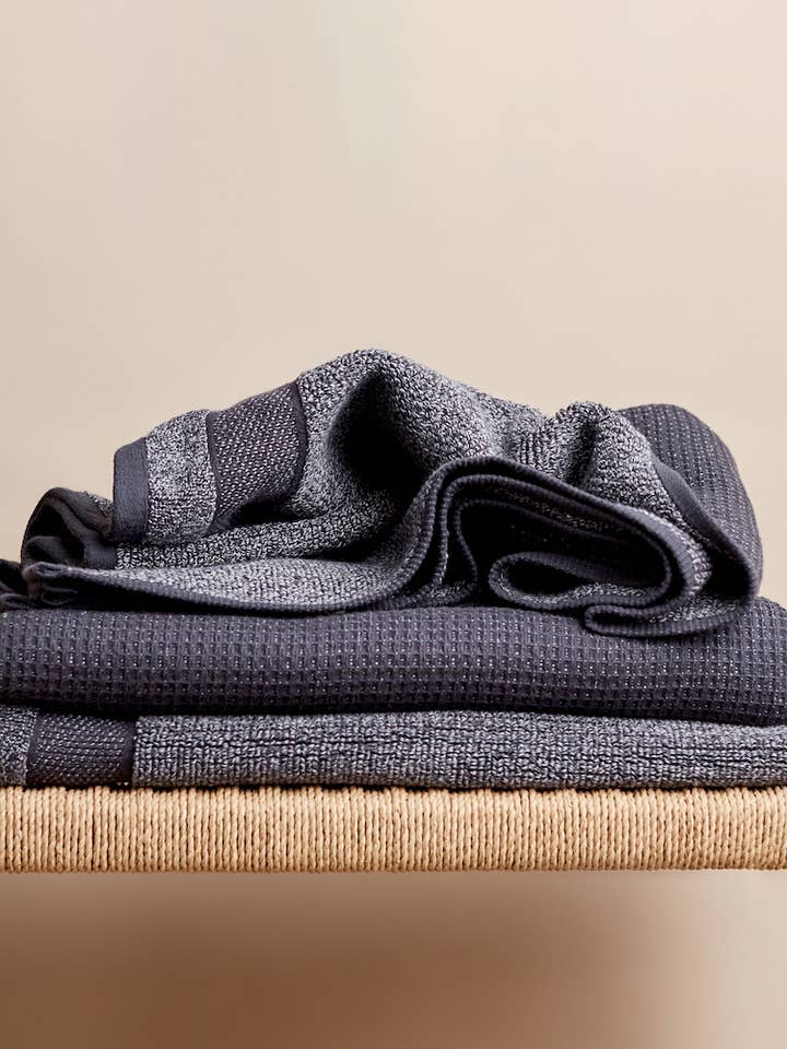 Cocoon Towel Collection | Charcoal for wholesale by Saardé