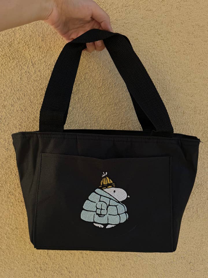 Puffer Jacket Dog Mini Cooler PREORDER for wholesale by Threads By Tie