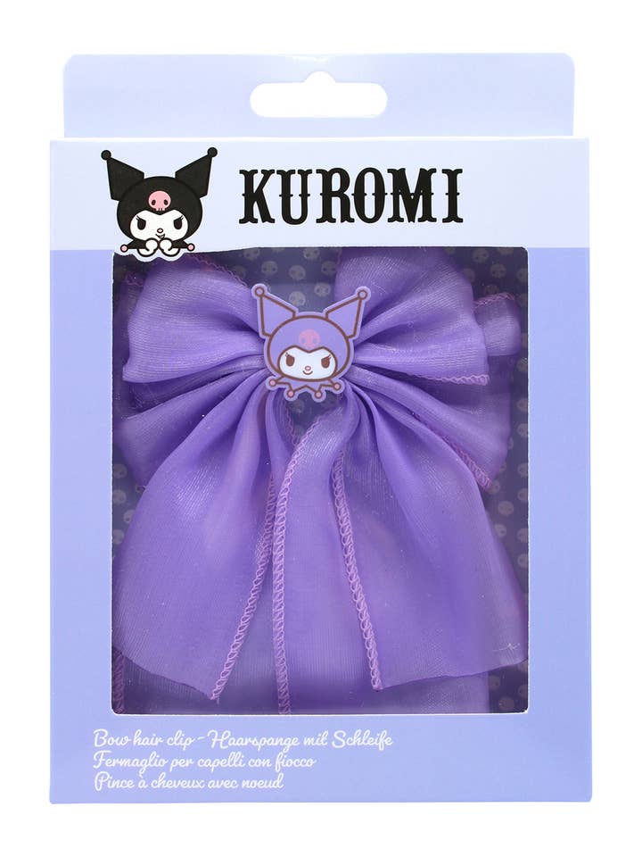 PINZA PARA EL CABELLO KUROMI CON LAZO para venta al por mayor de Joy Toy
