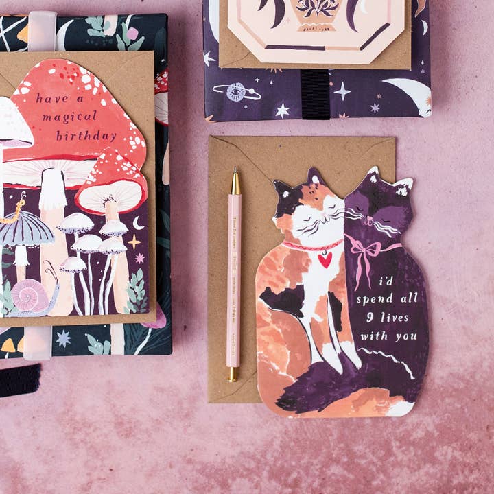 Sister Paper Co. - Wholesale Love card - Nine Lives Cats Cards | Love Cards | Cat Anniversary Cards4