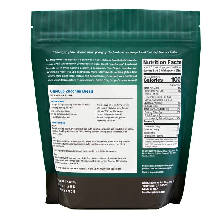 Cup4Cup - Vente Farine sans gluten - Mélange de Farine Saine Sans Gluten1