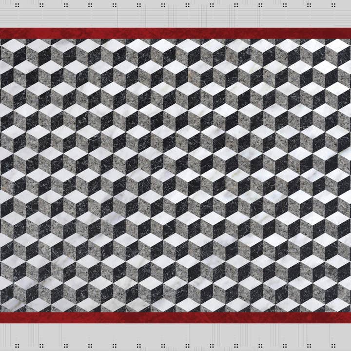 American Products Group, Inc - Wholesale Desk Pad - 24" x 36" Ceasars Villa Tile Imagine Work Surface - Desk Pad