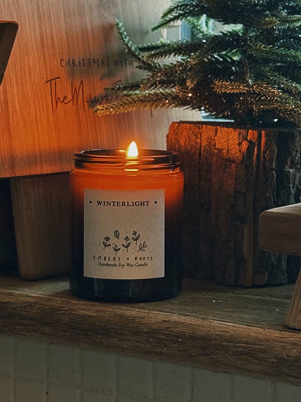 Winterlight Medium Candle for wholesale by Embers & Roots