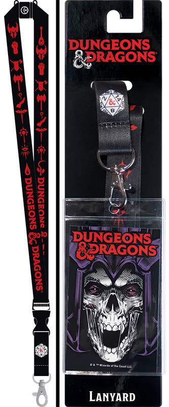 Ata-Boy - Wholesale Lanyard - Unisex - Dungeons and Dragons Lanyard
