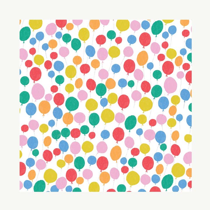 Papel de regalo de globos para venta al por mayor de Mr. Boddington's Studio