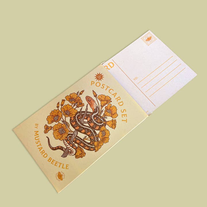 Mustard Beetle - Wholesale Postcard Set - Postcard Set