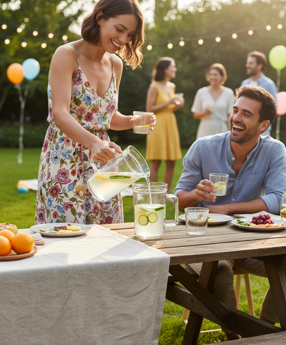 Kadra Kitchenware - Venta al por mayor Jarras - Jarra doble de vidrio de doble pared Simax Exclusive de 1 litro2