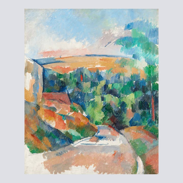 A Curva na Estrada (c. 1900–1906) Impressão de Arte Fina por atacado de Milisima Studio