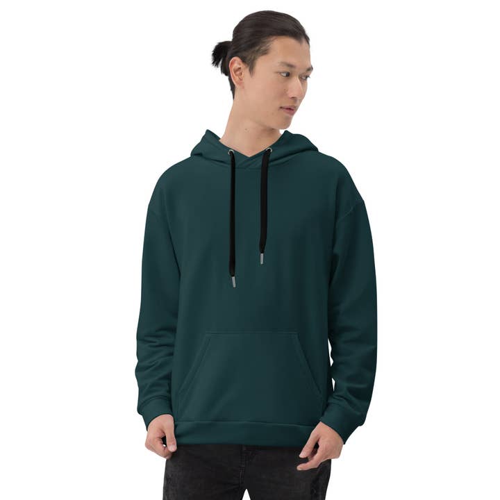 Sweat à capuche doux et coloré en vert d'eau pour la vente par Rainbow City