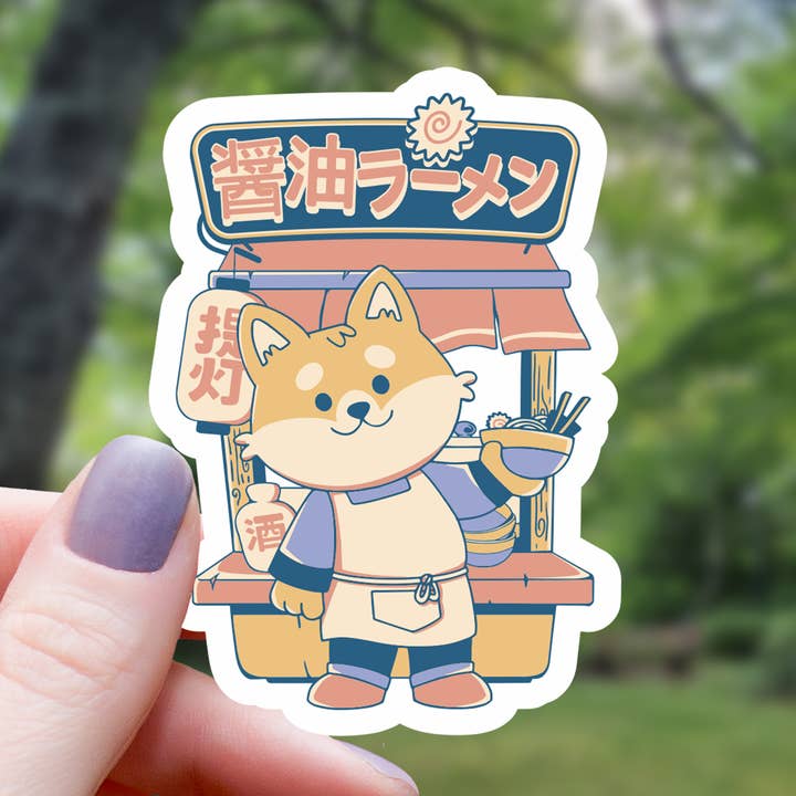 Corgi Rmane Shop Funny Sticker - 3" for wholesale by Mimic Gaming Co