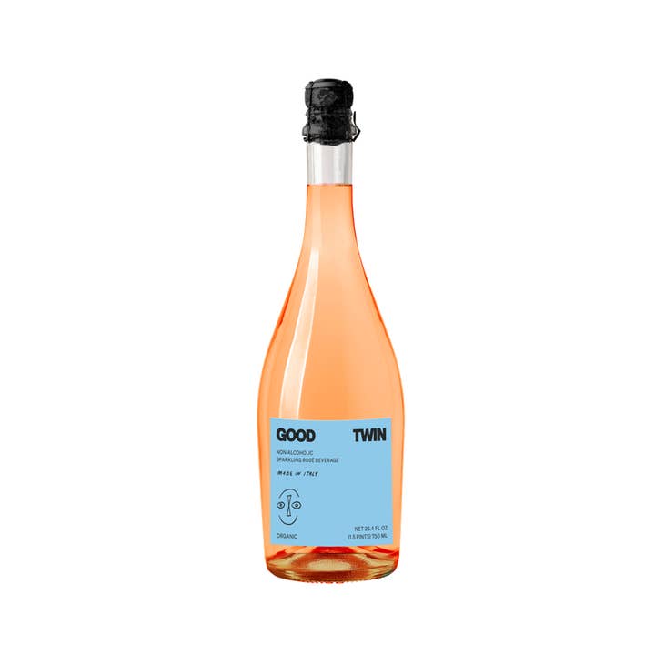 Good Twin - Wholesale Non-Alcoholic Wine - Good Twin Non Alc Organic Sparkling Rosé