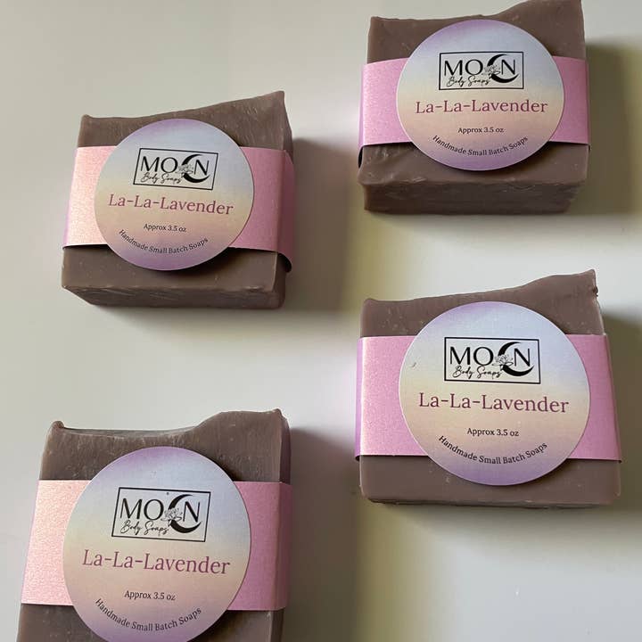 La-La-Lavender zeep voor wholesale door Moon Body Soaps LLC