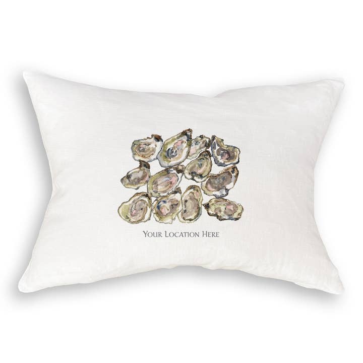 French Graffiti - Wholesale Tea Towel - A Dozen Oysters with Location9