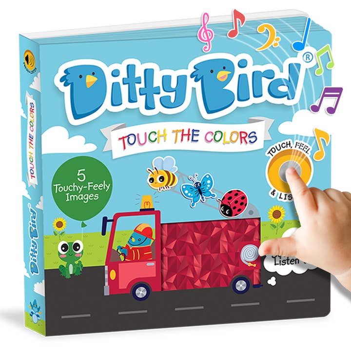 Ditty Bird First Sensory Book -Montessori- Touch the colors for wholesale by Ditty Bird Australia