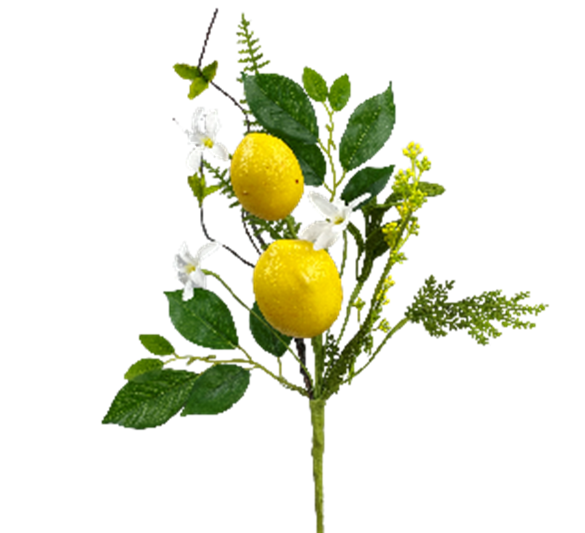 Amber Marie & Company - Wholesale Artificial Flowers - Lemon Pick - Silk Leaves and Flowers Design0