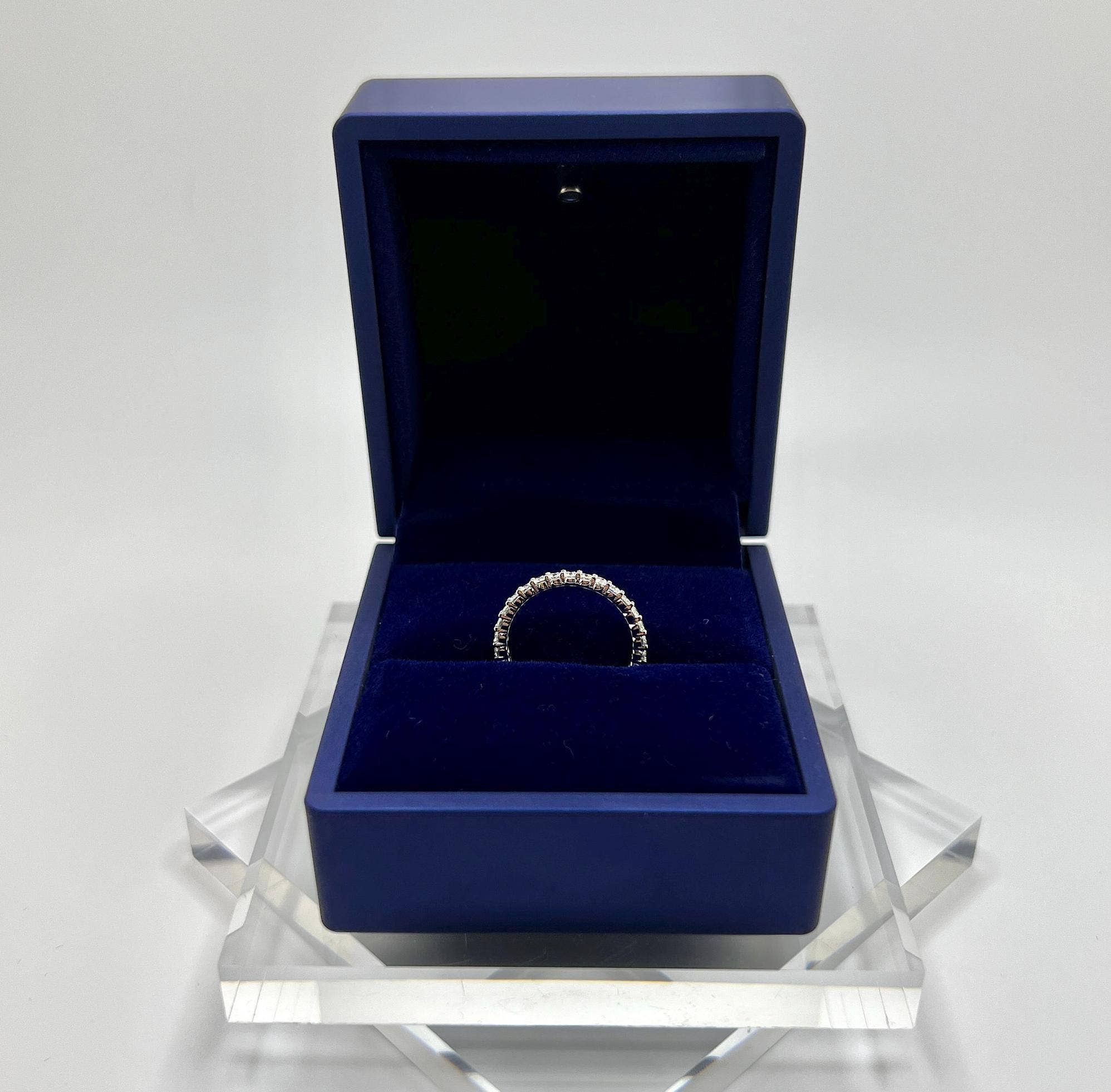 Elegant Jewels LLC - Wholesale Multi-Stone Ring - 1 CT 14KT White Gold Lab Grown Diamond Eternity Ring9