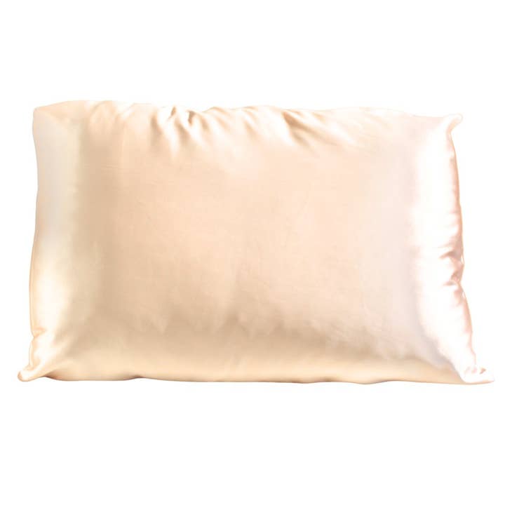 1 SILK PILLOWCASE - PROSECCO for wholesale by Beyond Scrunchies