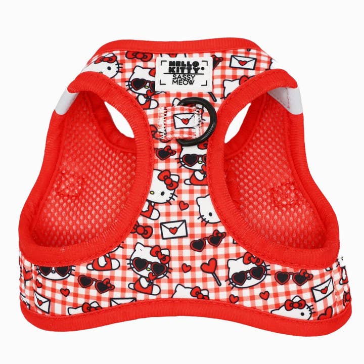 Cat Step-In Harness - Hello Kitty® Red Classic for wholesale by SASSY WOOF