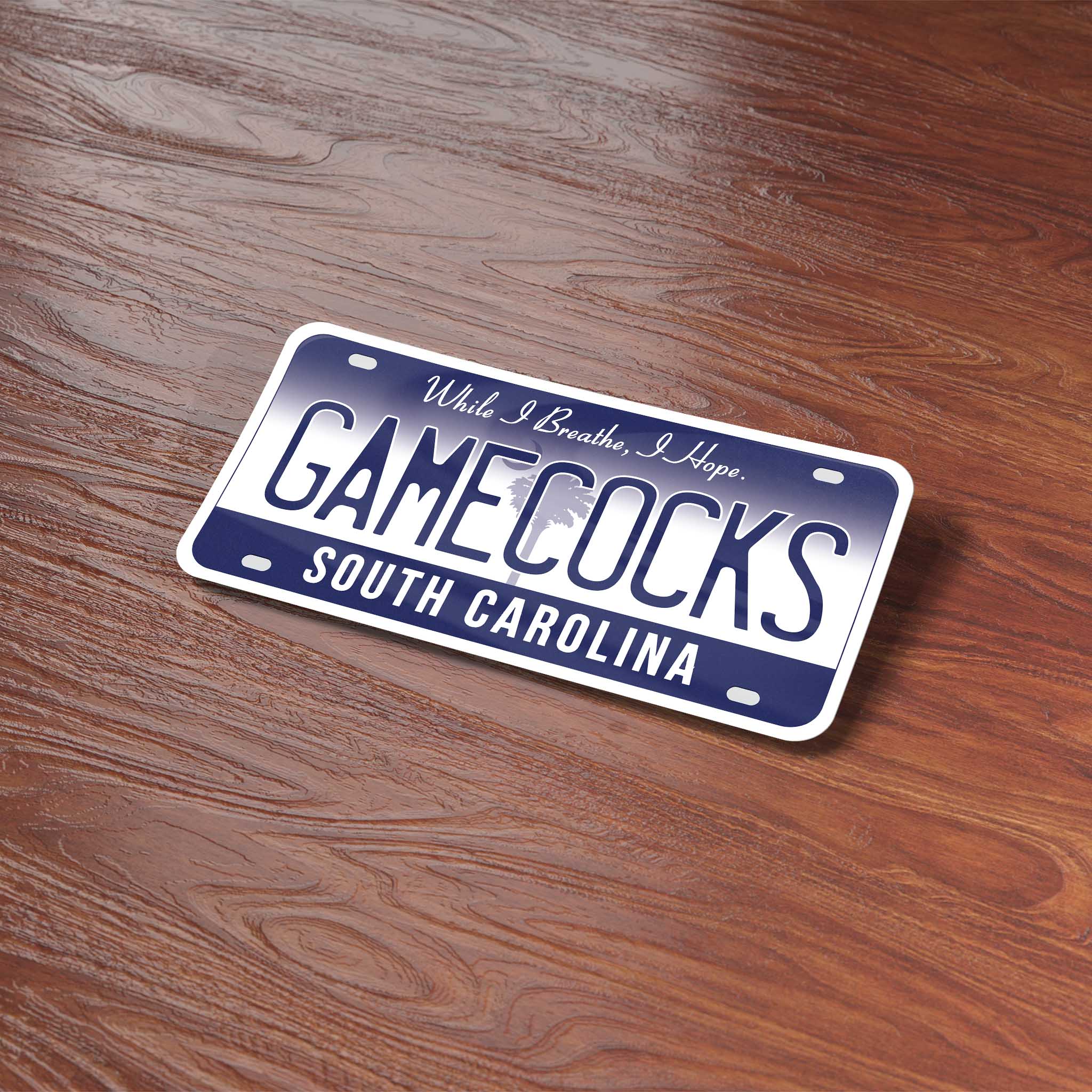 Sentinel Supply - Wholesale Sticker - Gamecocks South Carolina License Plate Sticker2
