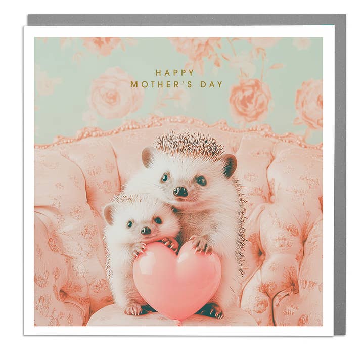 Pindsvin Mors Dags Kort af Lola Design for engroshandel hos Lola Design Ltd