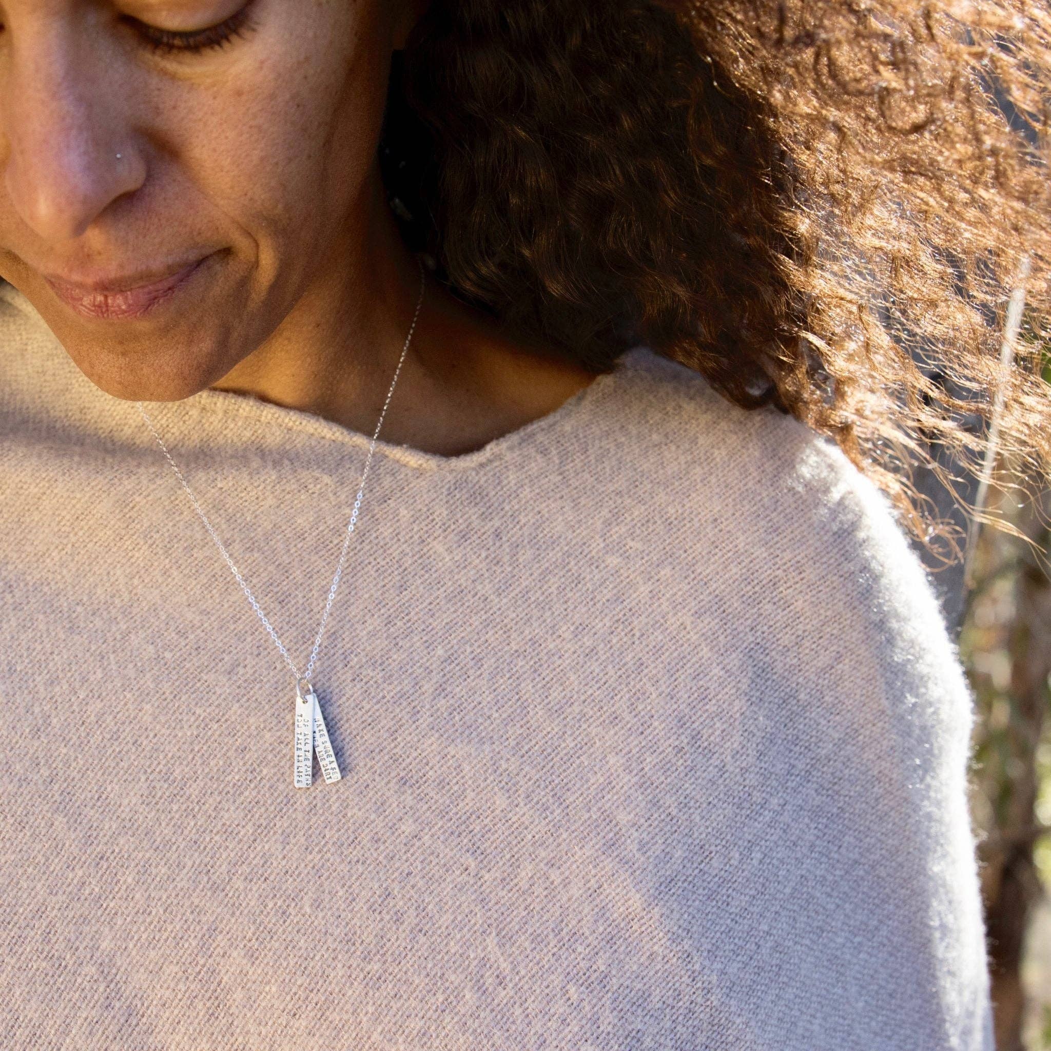 Chocolate and Steel - Wholesale Pendant/Charm Necklace - You Can't Blame Gravity for Falling in Love - Albert Einstein quote necklace1