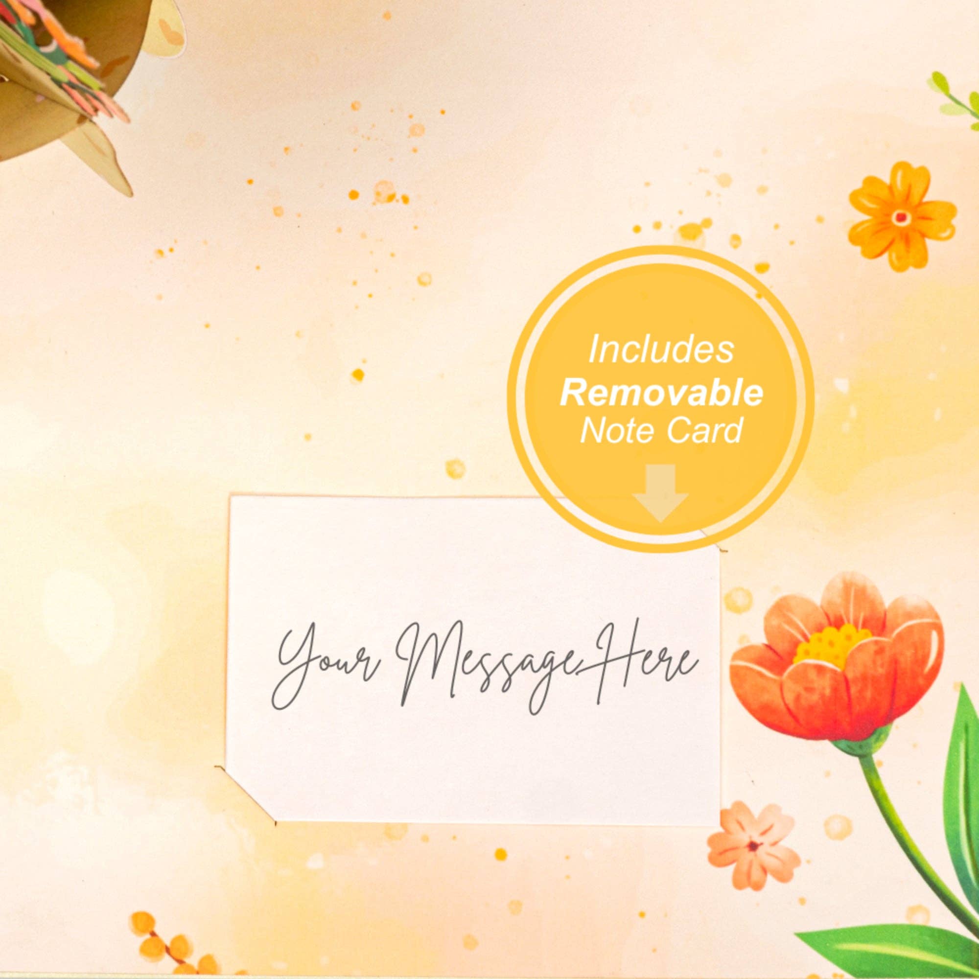 Paper Love - Vente Carte de vœux classique - Bouquet Floral Surdimensionné 10" Pouces5