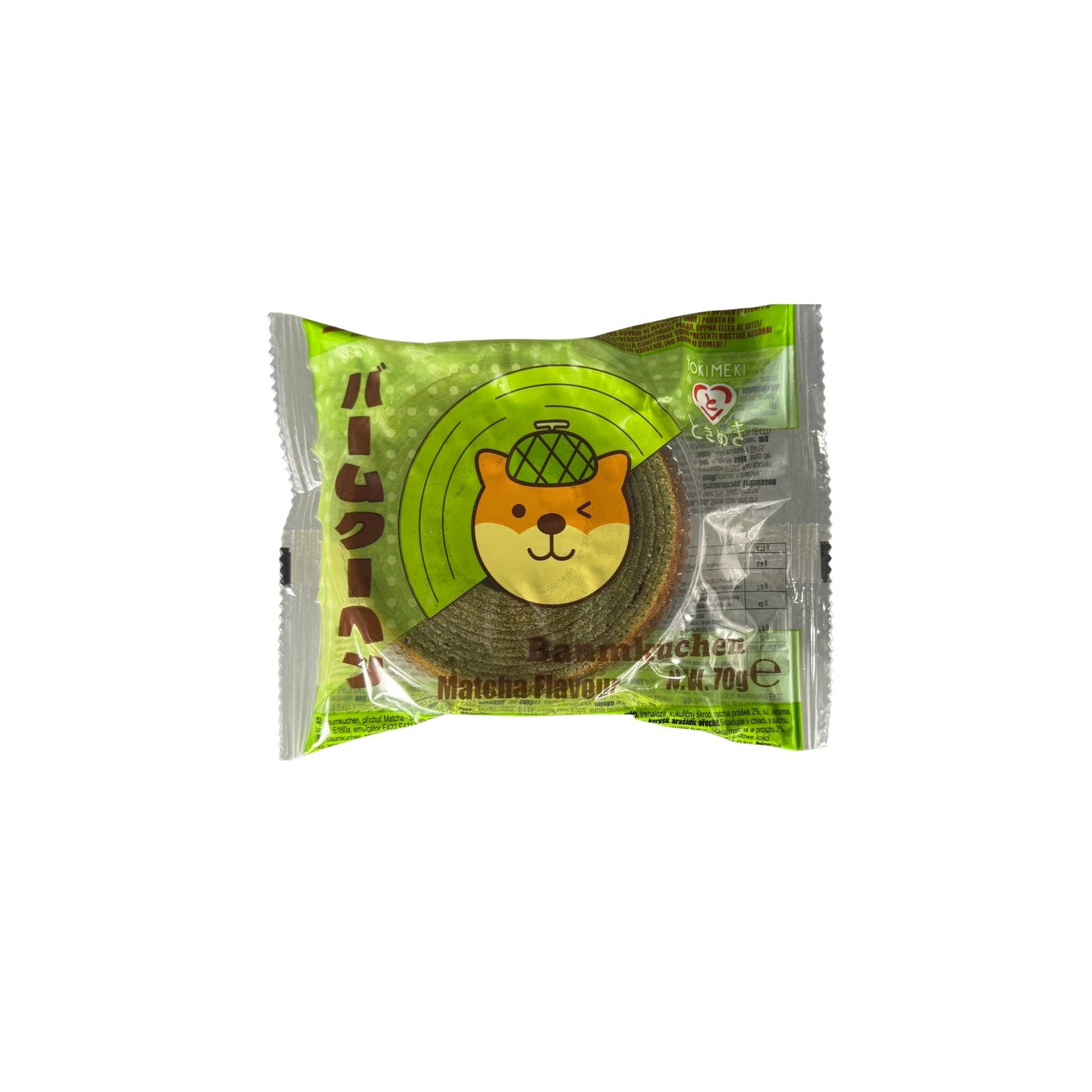 utoppa GmbH - Wholesale Cake - Tokimeki Baumkuchen Matcha 70g