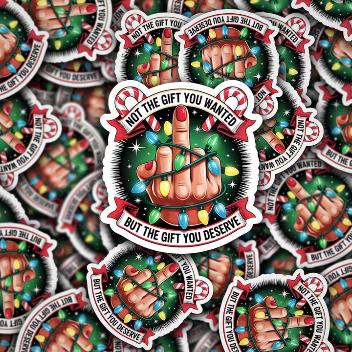 It's Transfer Time - Wholesale Sticker - DC 2171 - Not the gift you wanted but the gift you deserve Die Cut Sticker