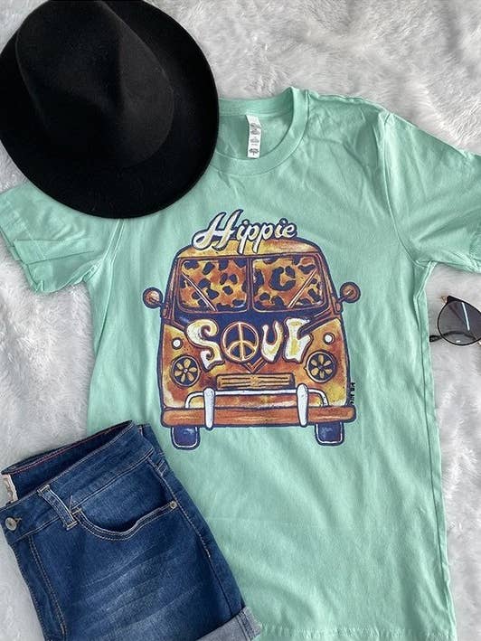 L&B Life - Wholesale Screen Printed T-Shirt - Women's - BC Hippie Soul Trendy, Hippie, Cute, Trendy, Fun0