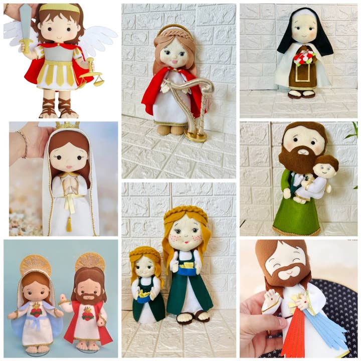 Lovencomfort - Wholesale Doll - Kids - Saint dolls, Catholic gifts, saint ornaments, baptism gift,