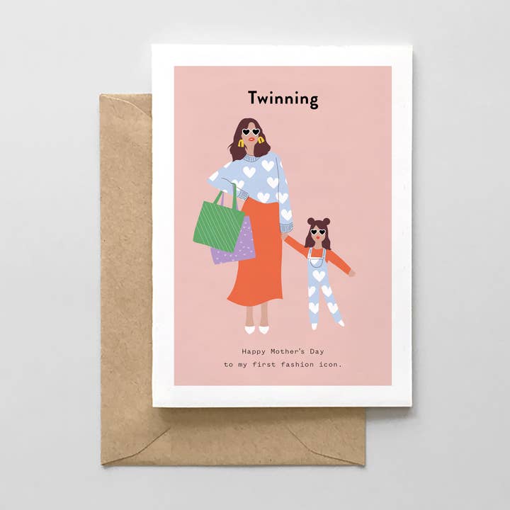 Twinning - Muttertagskarte für den Großhandel von Spaghetti & Meatballs