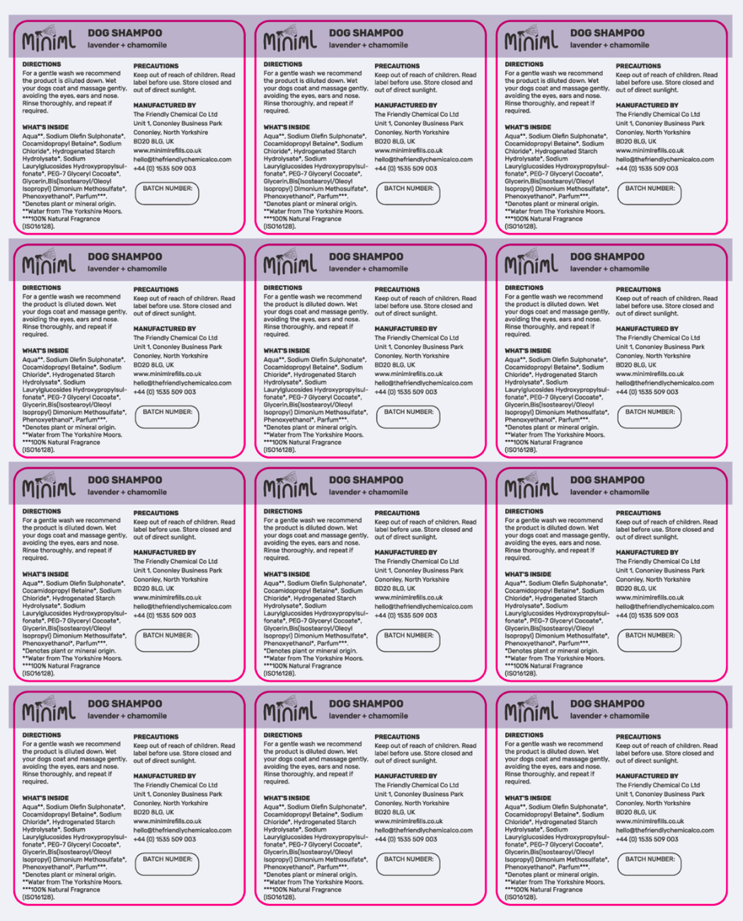 Miniml – wholesale Craft supplies – Miniml Safety Label Sheet - 12 x Labels (MIN217)17
