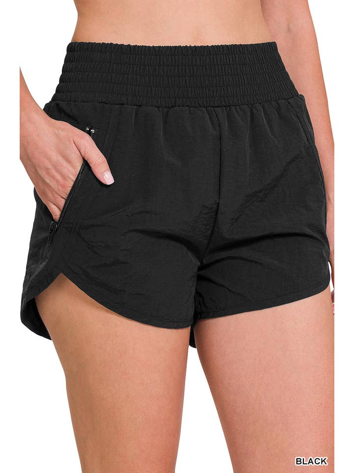 42POPS - Wholesale Athletic Shorts - Women's - `.Windbreaker Running Short as Shown17