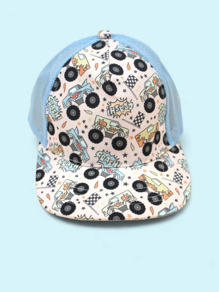 EXCLUSIVE CRASH HARD DREAM TRUCKER HAT for wholesale by Dream Big Little Co.