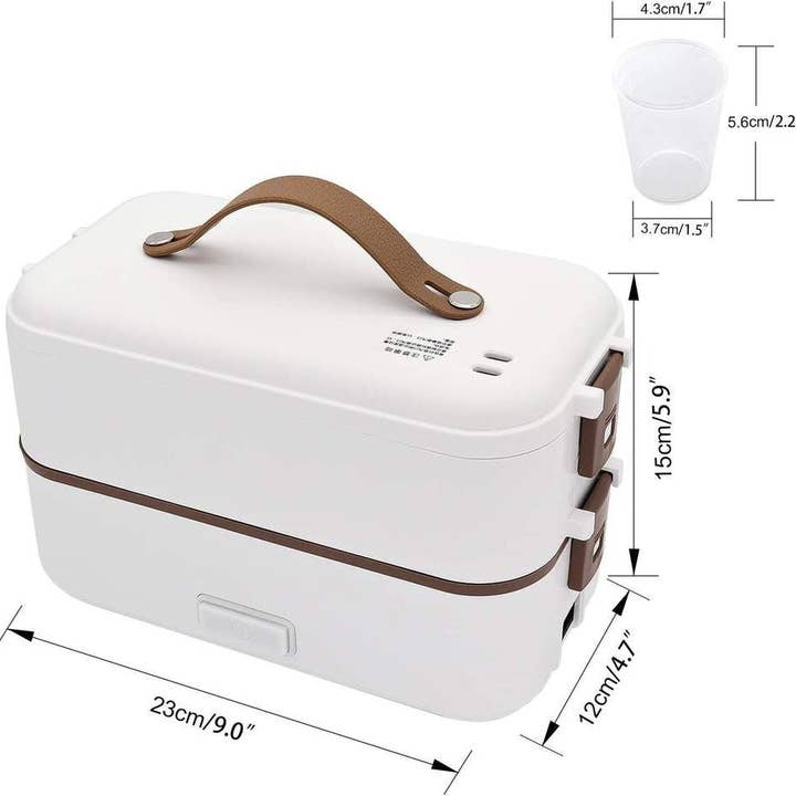 VIGOR - Vente Sac/boîte repas - Boîte à lunch chauffée, boîte à lunch électrique à cuisson automatique, 800 ml, par